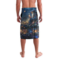 Personalized Iceland Yule Lads Christmas Lavalava Merry Kertasnikir Under Vibrant Flowers - Wonder Print Shop