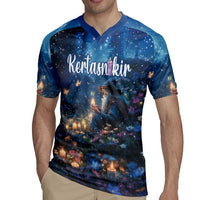 Personalized Iceland Yule Lads Christmas Rugby Jersey Merry Kertasnikir Under Vibrant Flowers - Wonder Print Shop