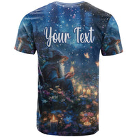 Personalized Iceland Yule Lads Christmas T Shirt Merry Kertasnikir Under Vibrant Flowers - Wonder Print Shop