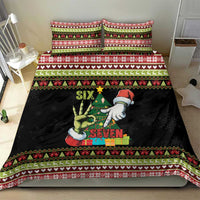 Six Seven Christmas Bedding Set Funny Santa and Green Hands - Wonder Print Shop