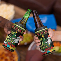 Six Seven Christmas 4 in 1 Can Cooler Tumbler Funny Santa and Green Hands - Wonder Print Shop