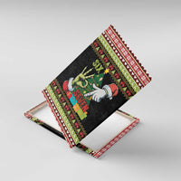 Six Seven Christmas Canvas Wall Art Funny Santa and Green Hands - Wonder Print Shop
