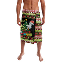 Six Seven Christmas Lavalava Funny Santa and Green Hands - Wonder Print Shop