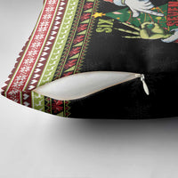 Six Seven Christmas Pillow Cover Funny Santa and Green Hands - Wonder Print Shop