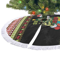 Six Seven Christmas Tree Skirt Funny Santa and Green Hands - Wonder Print Shop