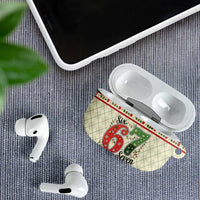 Funny Six Seven 67 Christmas AirPods Case Christmas Santa Patterns - Wonder Print Shop