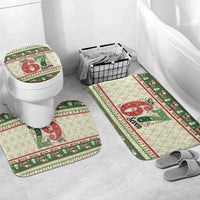 Funny Six Seven 67 Christmas Bathroom Set Christmas Santa Patterns - Wonder Print Shop