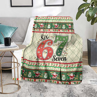 Funny Six Seven 67 Christmas Blanket Christmas Santa Patterns - Wonder Print Shop