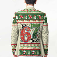 Funny Six Seven 67 Christmas Blazer Christmas Santa Patterns - Wonder Print Shop