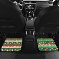 Funny Six Seven 67 Christmas Car Mats Christmas Santa Patterns - Wonder Print Shop