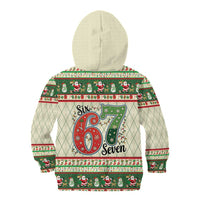 Funny Six Seven 67 Christmas Kid Hoodie Christmas Santa Patterns - Wonder Print Shop