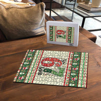Funny Six Seven 67 Christmas Puzzle Christmas Santa Patterns - Wonder Print Shop