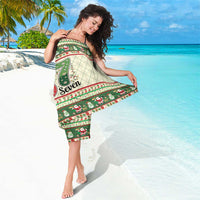 Funny Six Seven 67 Christmas Sarong Christmas Santa Patterns - Wonder Print Shop