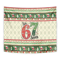 Funny Six Seven 67 Christmas Tapestry Christmas Santa Patterns - Wonder Print Shop