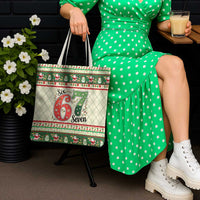 Funny Six Seven 67 Christmas Tote Bag Christmas Santa Patterns - Wonder Print Shop