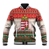 Hungary Christmas Baseball Jacket Magyarorszag Boldog Karacsonyt - Wonder Print Shop