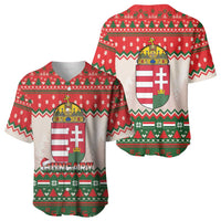 Hungary Christmas Baseball Jersey Magyarorszag Boldog Karacsonyt - Wonder Print Shop