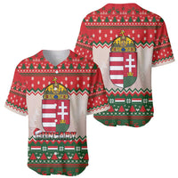 Hungary Christmas Baseball Jersey Magyarorszag Boldog Karacsonyt - Wonder Print Shop