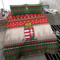Hungary Christmas Bedding Set Magyarorszag Boldog Karacsonyt - Wonder Print Shop