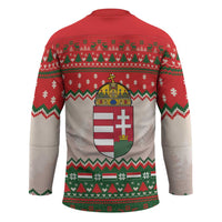 Hungary Christmas Hockey Jersey Magyarorszag Boldog Karacsonyt - Wonder Print Shop