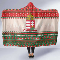 Hungary Christmas Hooded Blanket Magyarorszag Boldog Karacsonyt - Wonder Print Shop