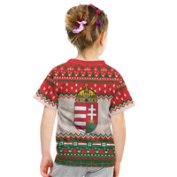 Hungary Christmas Kid T Shirt Magyarorszag Boldog Karacsonyt - Wonder Print Shop