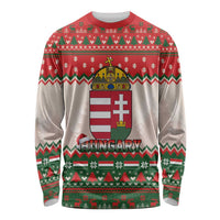 Hungary Christmas Long Sleeve Shirt Magyarorszag Boldog Karacsonyt - Wonder Print Shop