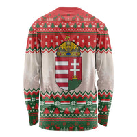 Hungary Christmas Long Sleeve Shirt Magyarorszag Boldog Karacsonyt - Wonder Print Shop
