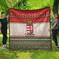 Hungary Christmas Quilt Magyarorszag Boldog Karacsonyt - Wonder Print Shop