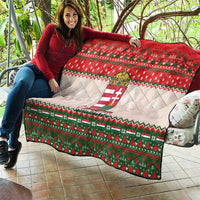 Hungary Christmas Quilt Magyarorszag Boldog Karacsonyt - Wonder Print Shop