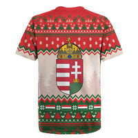 Hungary Christmas Rugby Jersey Magyarorszag Boldog Karacsonyt - Wonder Print Shop
