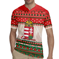 Hungary Christmas Rugby Jersey Magyarorszag Boldog Karacsonyt - Wonder Print Shop
