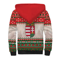 Hungary Christmas Sherpa Hoodie Magyarorszag Boldog Karacsonyt - Wonder Print Shop