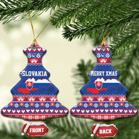 Slovakia Christmas Ceramic Ornament Slovakian Double Cross Map - Wonder Print Shop