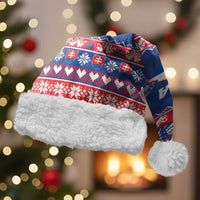 Slovakia Christmas Santa Hat Slovakian Double Cross Map - Wonder Print Shop