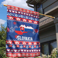 Slovakia Christmas Garden Flag Slovakian Double Cross Map - Wonder Print Shop