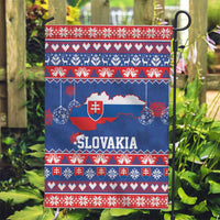 Slovakia Christmas Garden Flag Slovakian Double Cross Map - Wonder Print Shop