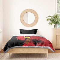 Albania Eagle Bedding Set National Emblem Grunge Pattern - Wonder Print Shop