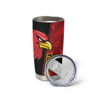 Albania Eagle Tumbler Cup National Emblem Grunge Pattern - Wonder Print Shop