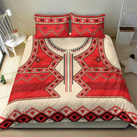 Folk Albanian Patterns Eagle Bedding Set - Wonder Print Shop