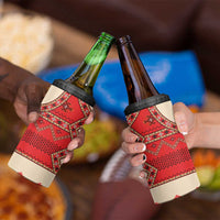 Folk Albanian Patterns Eagle 4 in 1 Can Cooler Tumbler - Wonder Print Shop