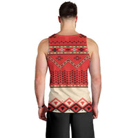 Folk Albanian Patterns Eagle Men Tank Top - Wonder Print Shop