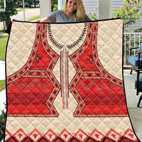 Folk Albanian Patterns Eagle Quilt - Wonder Print Shop