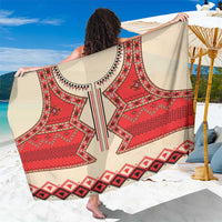 Folk Albanian Patterns Eagle Sarong - Wonder Print Shop