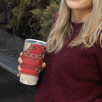 Folk Albanian Patterns Eagle Tumbler Cup - Wonder Print Shop