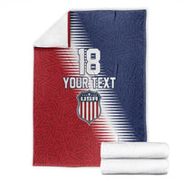 Custom USA Soccer Spirit Blanket Abstract Stars Style - Wonder Print Shop