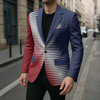 Custom USA Soccer Spirit Blazer Abstract Stars Style - Wonder Print Shop