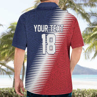 Custom USA Soccer Spirit Hawaiian Shirt Abstract Stars Style - Wonder Print Shop