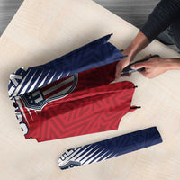 Custom USA Soccer Spirit Umbrella Abstract Stars Style - Wonder Print Shop