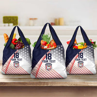 Custom USA Soccer Grocery Bag Play With Pride - Wonder Print Shop